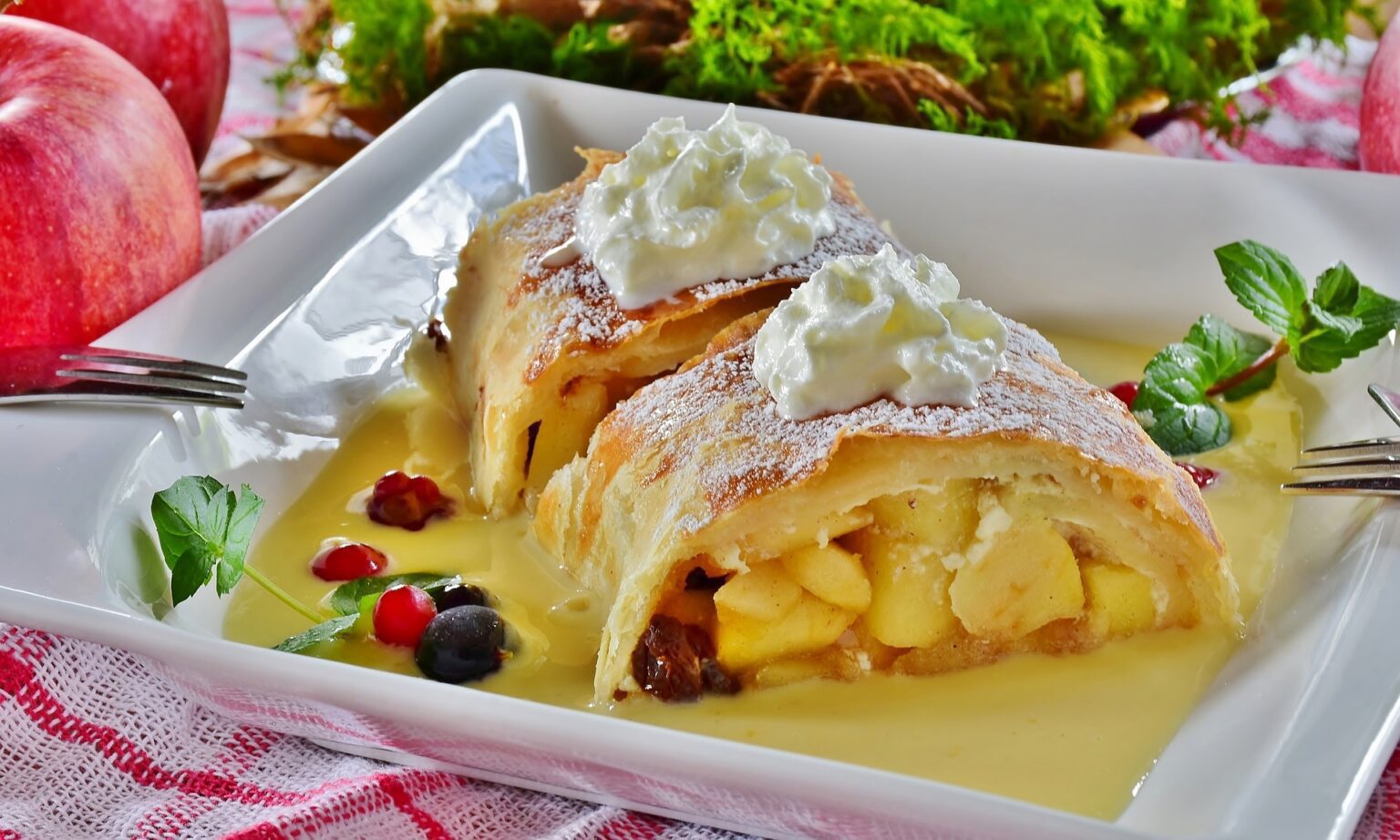 strudel de maçã