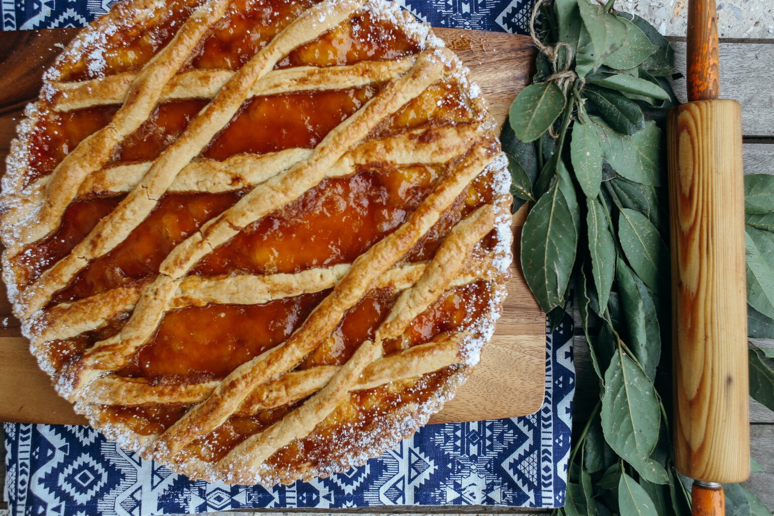 Torta de maçã tipo americana Torta de maçã