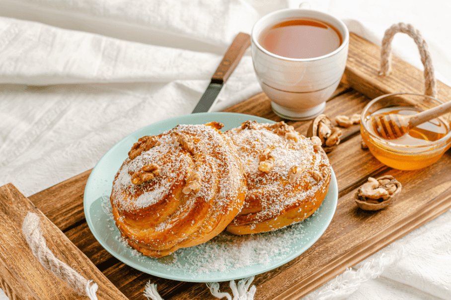 Fatias húngaras com chocolate, avelã e coco!