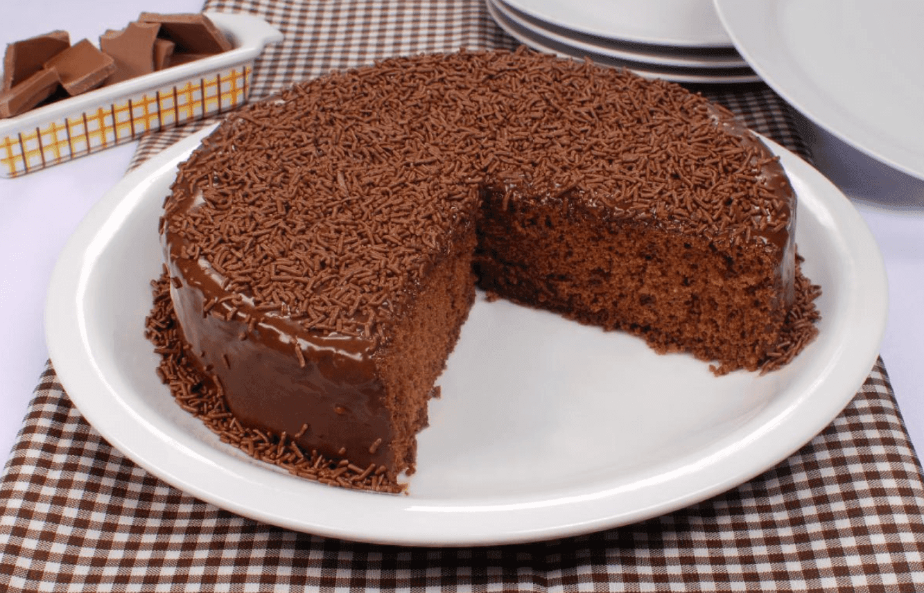 Bolo nega maluca, é 1 bolo de chocolate que surpreende pela sua simplicidade
